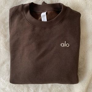 Alo Accolade Yoga Crew Neck Pullover Sweatshirt small NEW without tags